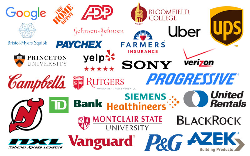 corporate sponsors image with google home depot and ups logos embeded